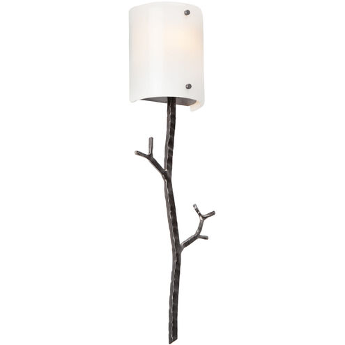 Ironwood 1 Light 6.6 inch Flat Bronze Cover Sconce Wall Light in Smoke Granite, Twig