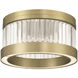 Empra LED 15.75 inch Gold Flush Mount Ceiling Light