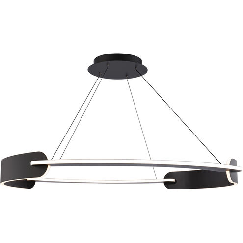 Ilios 4 Light 39 inch Black Pendant Ceiling Light