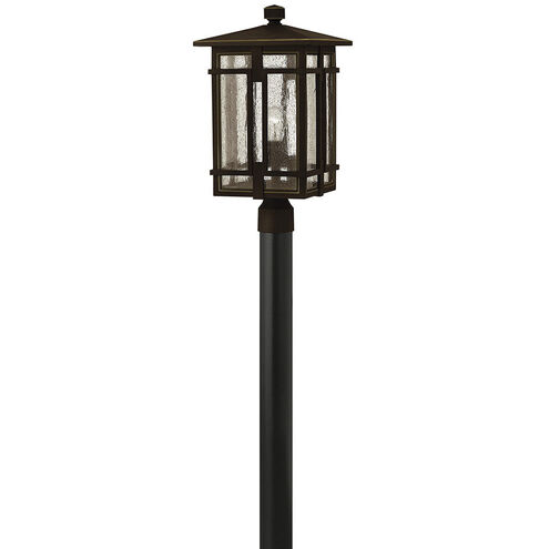 Tucker LED 21 inch Oil Rubbed Bronze Outdoor Post Mount Lantern