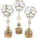 Terraium 6 inch Gold/Clear Lantern