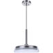 Centric LED 14 inch Brushed Polished Nickel Pendant Ceiling Light