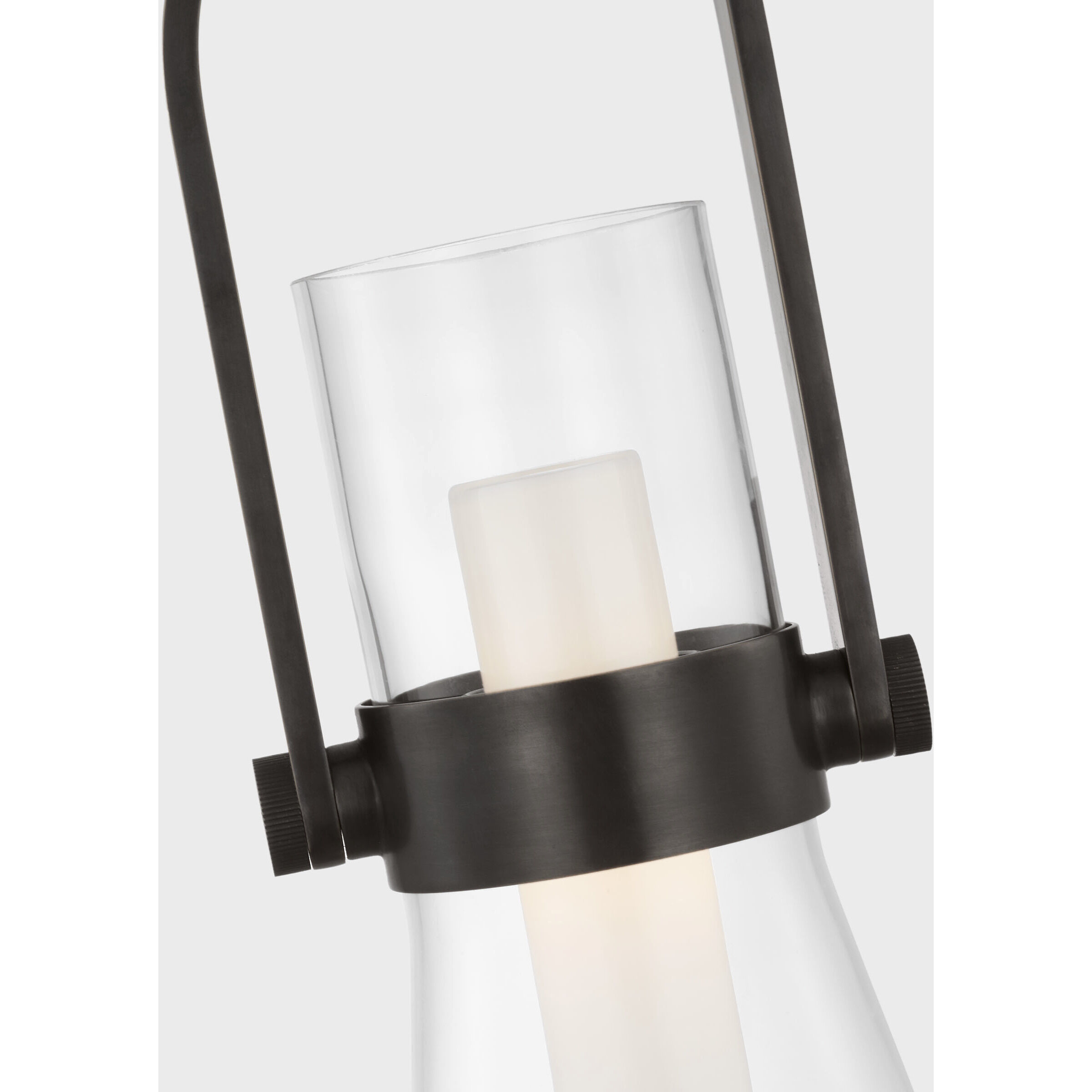 Ian K. Fowler Larkin LED 9.25 inch Bronze Conical Pendant Ceiling Light