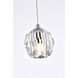 Eren 1 Light 6 inch Chrome Pendant Ceiling Light