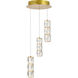 Polaris LED 12 inch Gold Pendant Ceiling Light