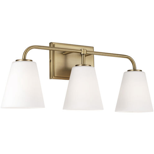 Brody 3 Light 23.5 inch Aged Brass Vanity Light Wall Light