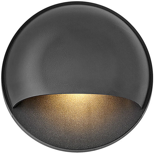 Nuvi 12v 1.40 watt Black Landscape Deck Sconce, Round