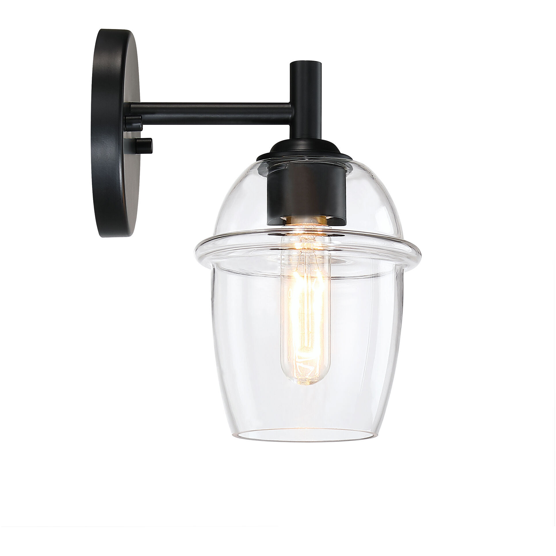 Summer Jazz 1 Light 5.5 inch Matte Black Wall Sconce Wall Light