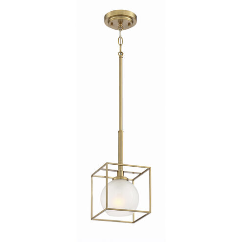 Cowen 1 Light 7 inch Brushed Gold Mini Pendant Ceiling Light