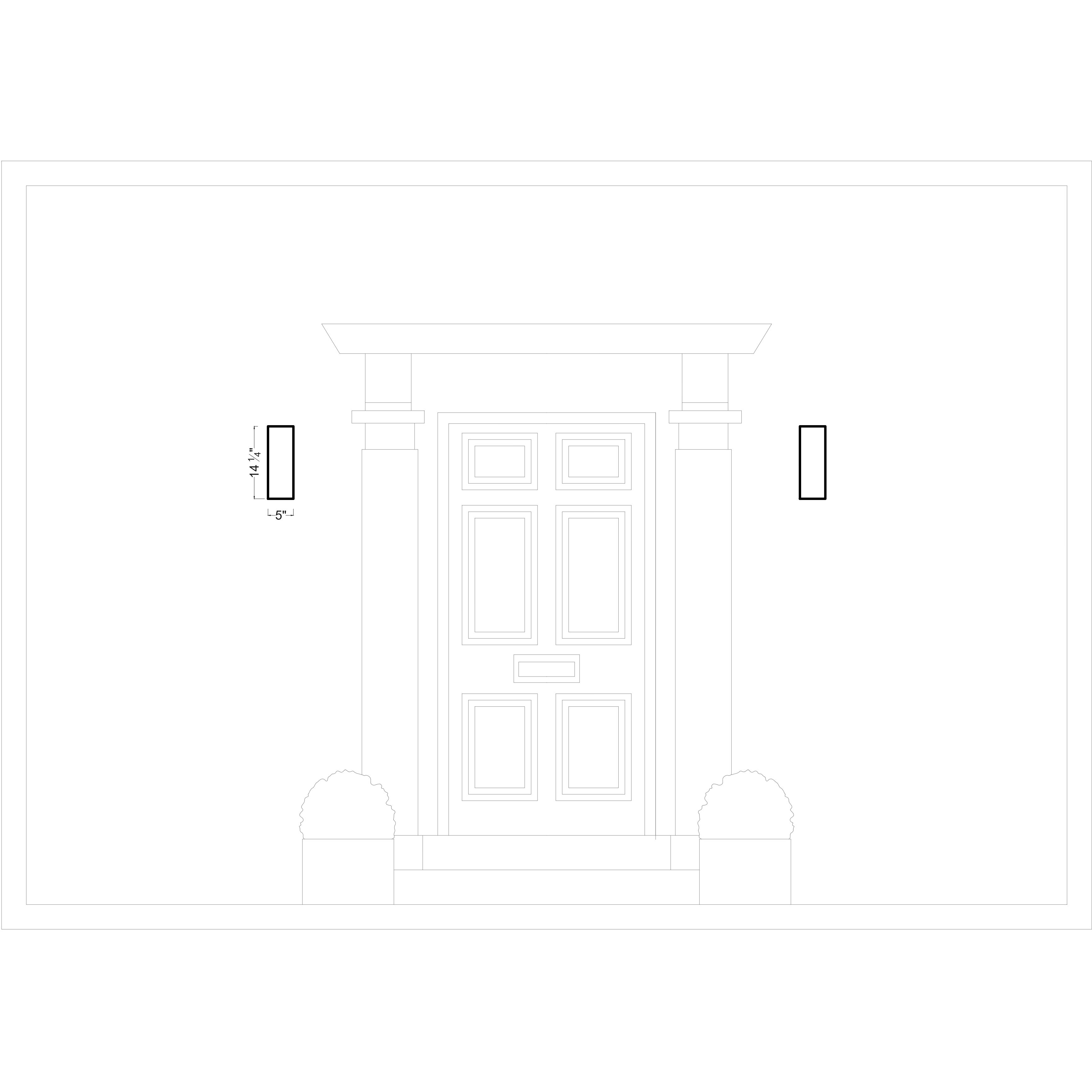 Pohl 2 Light 14.25 inch Painted Brushed Nickel Outdoor Wall Lantern