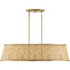 Astoria Linear Chandelier Ceiling Light, Oval
