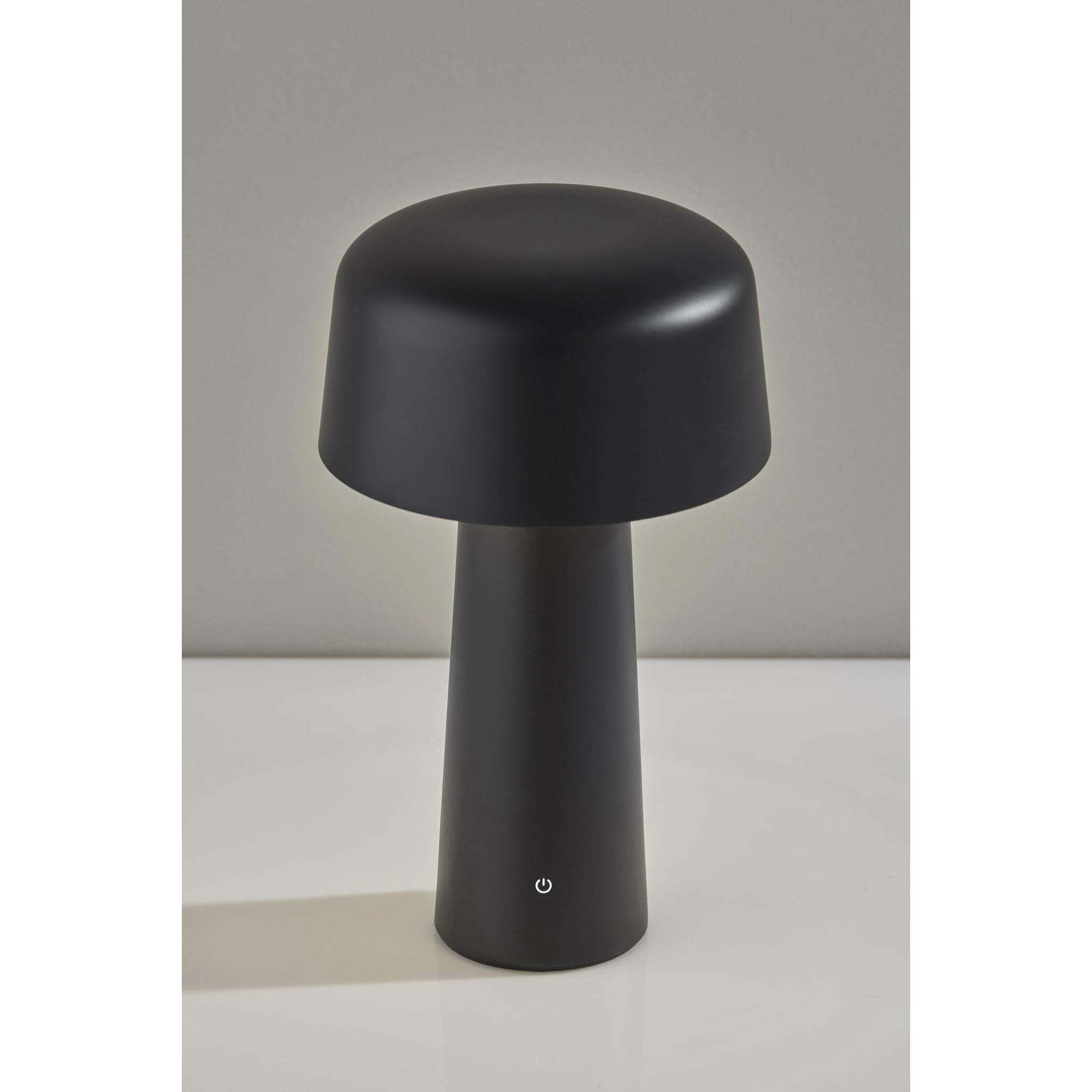 Lenny 10 inch 1.50 watt Black LED Cordless Table Lamp Portable Light