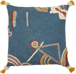 Mystic 18 inch Blue Pillow Kit in 18 x 18, Square
