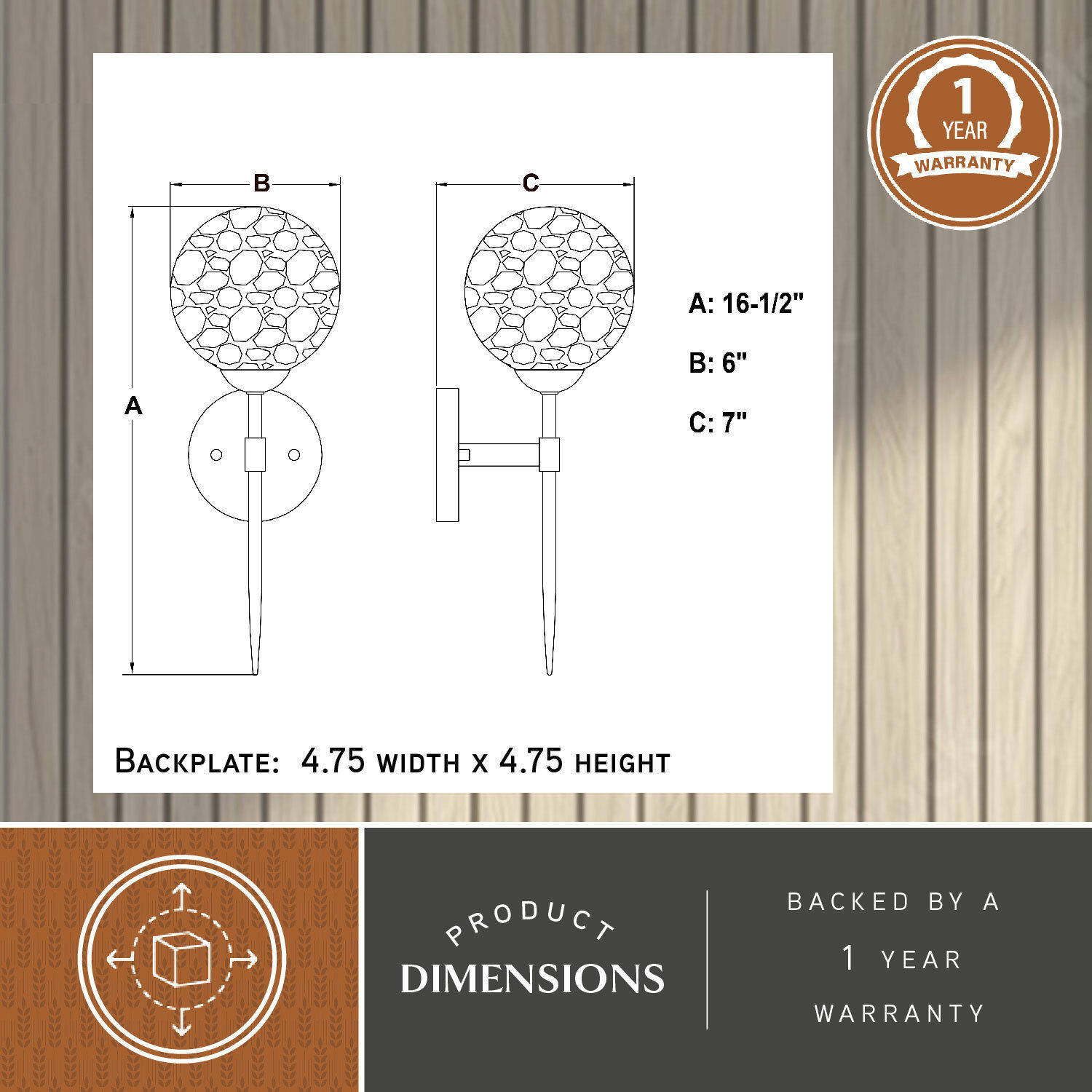 Olson LED 6 inch Satin Nickel Wall Light