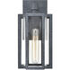 Bianca 1 Light 13 inch Aged Zinc Outdoor Wall Sconce