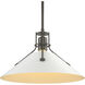 Henry 1 Light 14.4 inch Dark Smoke and White Mini Pendant Ceiling Light in Dark Smoke/White, Medium
