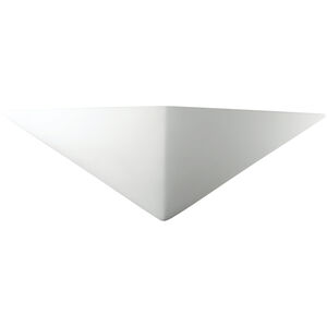Ambiance Triangle 1 Light 21 inch Bisque ADA Wall Sconce Wall Light in Incandescent