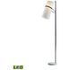 Banded Shade 70 inch 9.50 watt Matte Black Floor Lamp Portable Light in LED, 3-Way