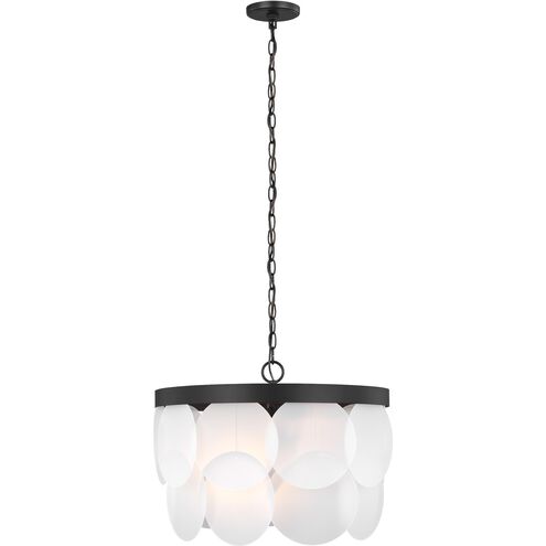 Sean Lavin Mellita 6 Light 21 inch Midnight Black Pendant Ceiling Light