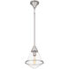 Hidalgo 1 Light 9.5 inch Brushed Nickel Mini Pendant Ceiling Light