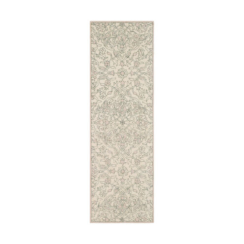 Susan 36 X 24 inch Sage/Taupe/Ivory Rugs, Rectangle