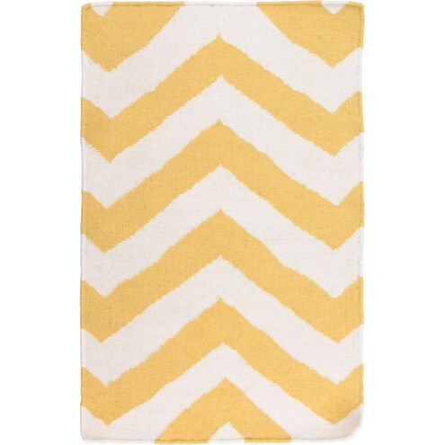 Frontier 36 X 24 inch Mustard, Ivory Rug