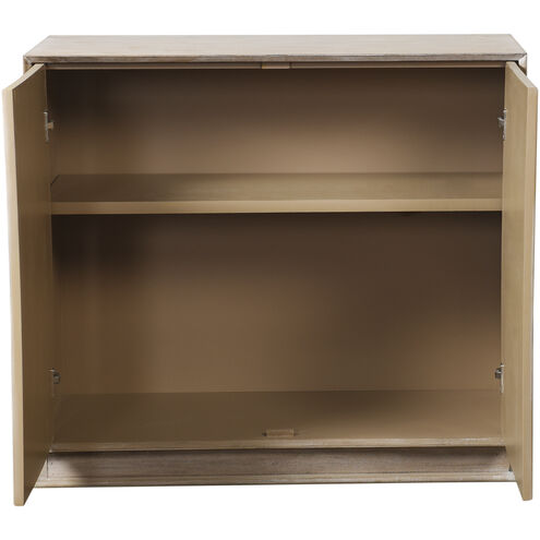 Melrose Light Bisque and White Wash and Taupe Cabinet