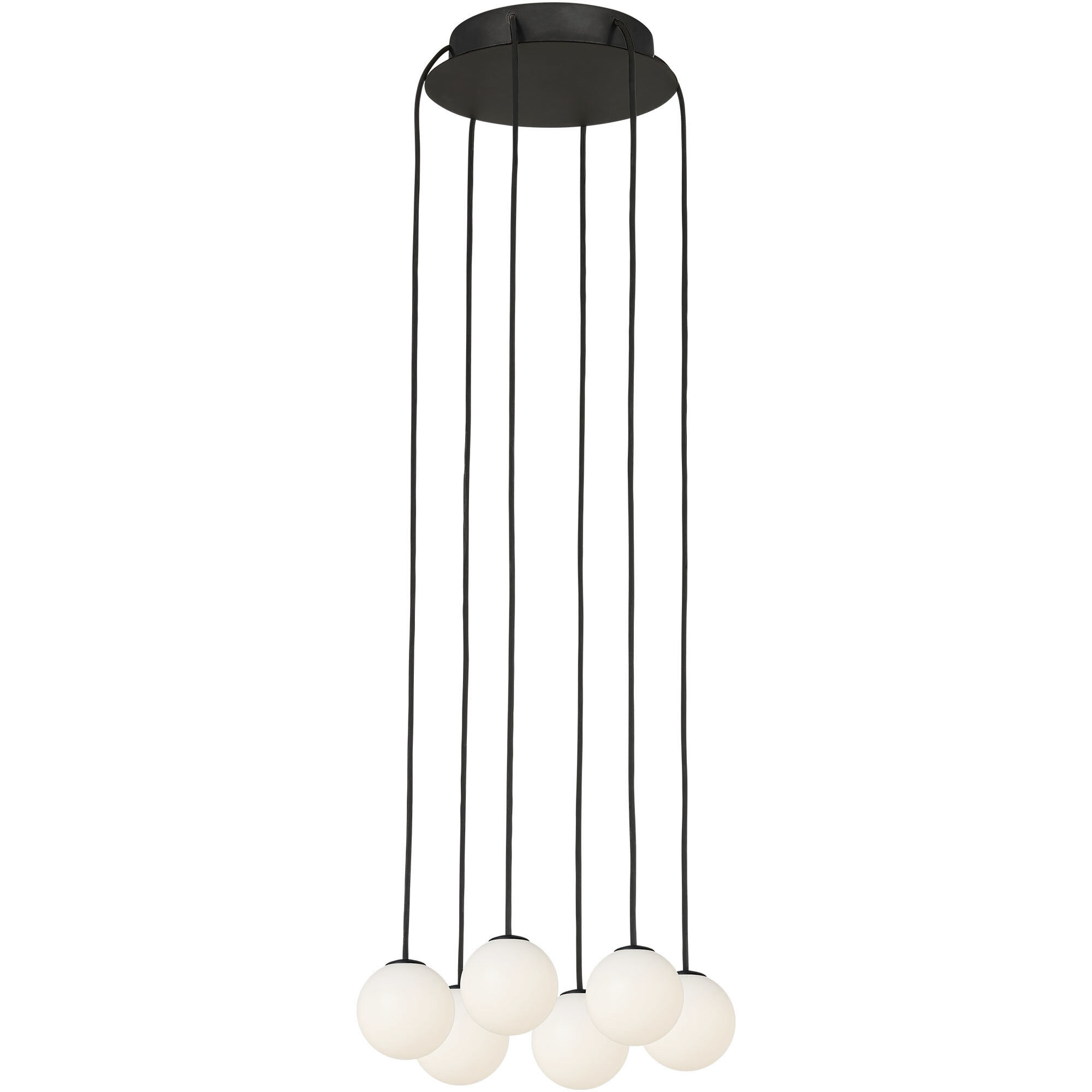 Sean Lavin Orbet LED 10.7 inch Nightshade Black Chandelier Ceiling Light