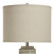Signature 31 inch 150 watt Beige and Off White Table Lamp Portable Light 