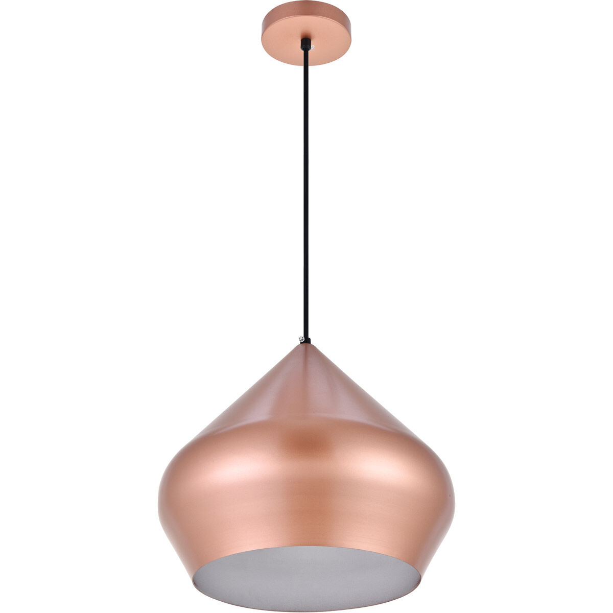 Axiom 1 Light 14 inch Honey Gold Pendant Ceiling Light