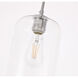 Collier 3 Light 16.3 inch Chrome Pendant Ceiling Light