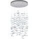 Spettro 13 Light 36 inch Polished Chrome Chandelier Ceiling Light