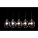 Art & Alchemy Veneto 5 Light 53.4 inch Natural Iron Linear Pendant Ceiling Light