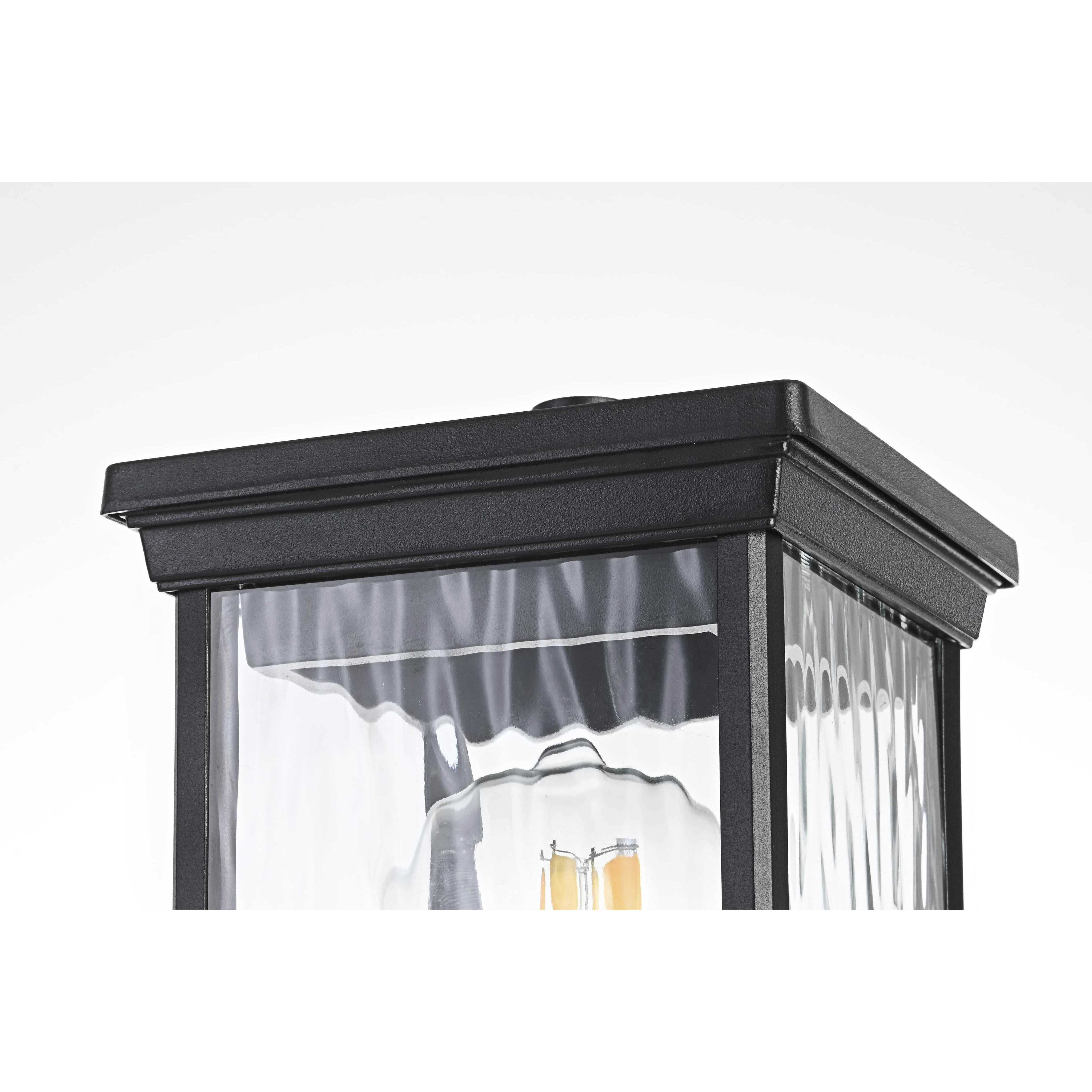 Mascher 1 Light 14 inch Black Outdoor Post Light