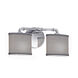 Textile LED 17 inch Polished Chrome Bath Bar Wall Light
