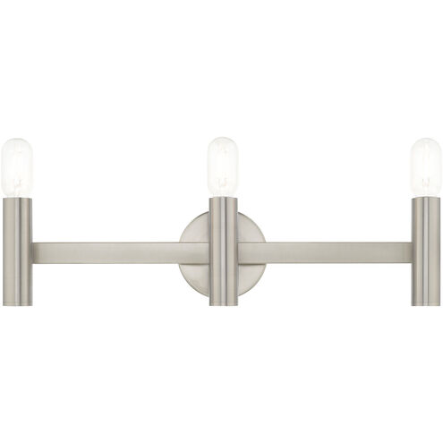 Copenhagen 3 Light 24 inch Brushed Nickel ADA Bath Vanity Wall Light