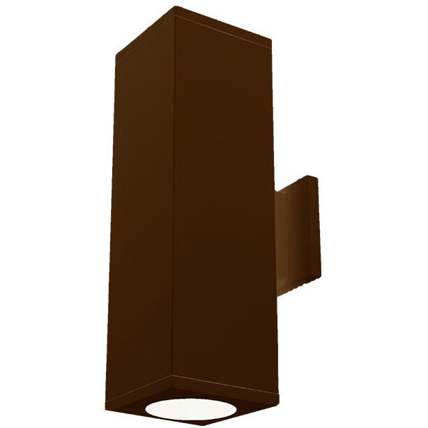 Cube Arch LED 5.5 inch Bronze Sconce Wall Light in Flood, 85, 2700K, Away From Wall