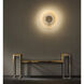 Orbit LED 13 inch Soft Gold ADA Sconce Wall Light, Small