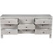 Conrad White Wash Dresser, 9 Drawer