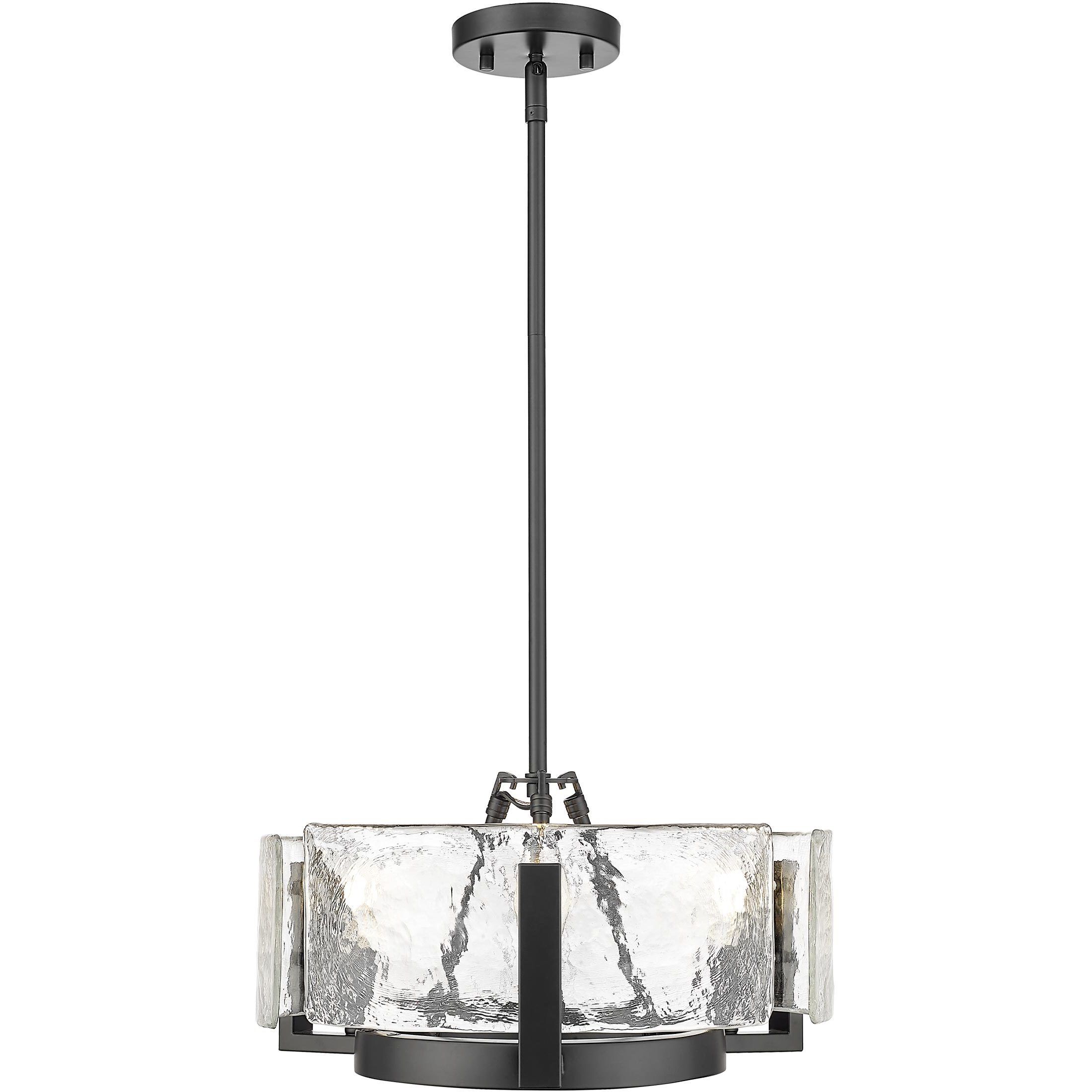 Aenon 16.5 inch 60.00 watt Matte Black Chandelier Ceiling Light