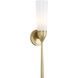 Mousseaux 1 Light 4.75 inch Natural Brass Sconce Wall Light