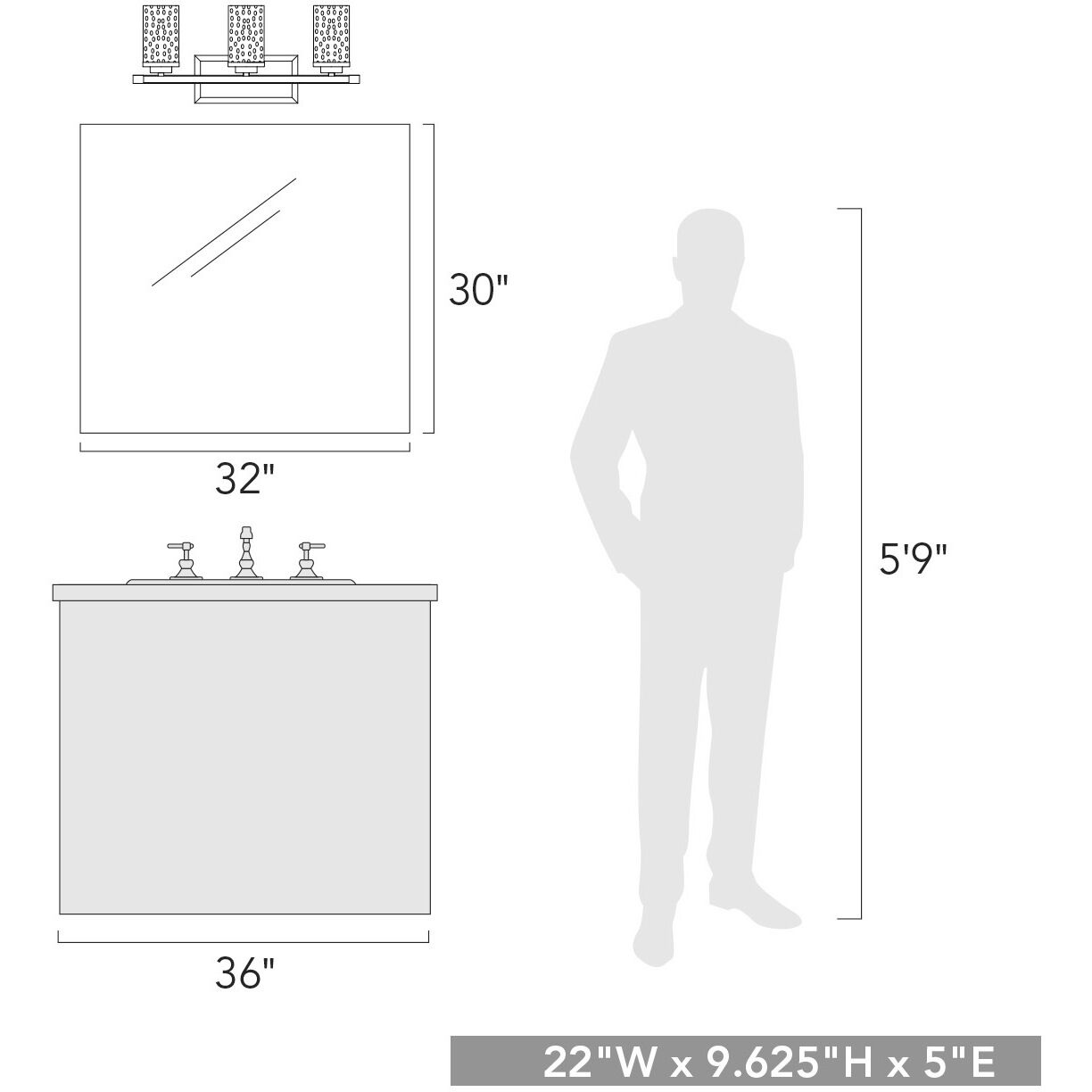 Mercer Vanity Wall Light