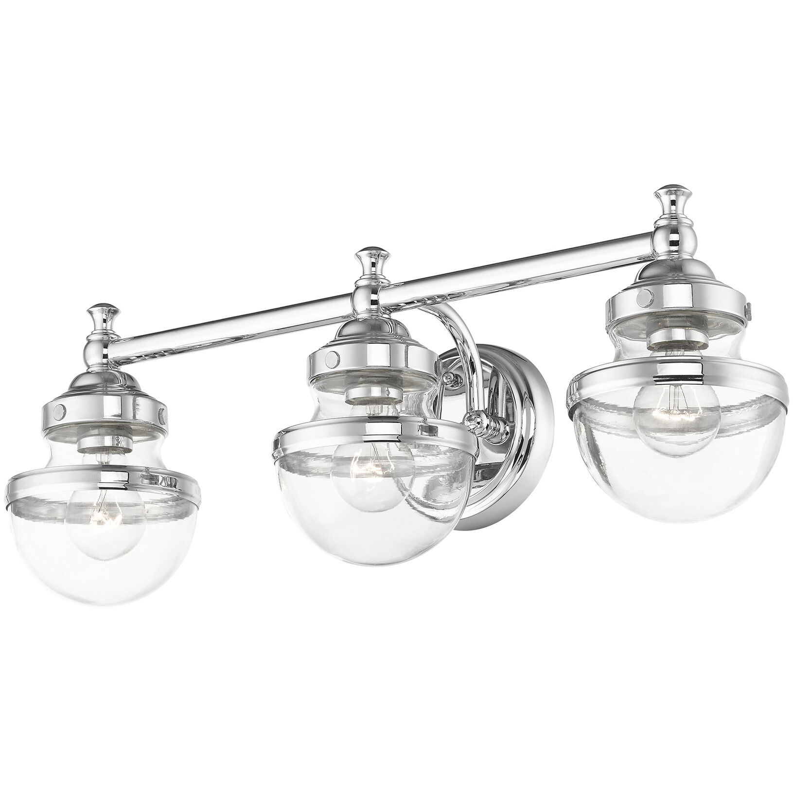 Oldwick 3 Light 24 inch Polished Chrome Vanity Sconce Wall Light