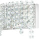 Chantant 6 Light 36 inch Polished Stainless Steel Bath Vanity & Wall Light in Optic, Strand