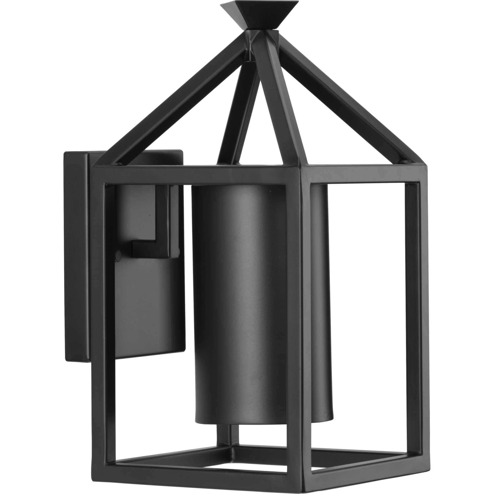 Stallworth 1 Light 12.5 inch Matte Black Outdoor Wall Lantern
