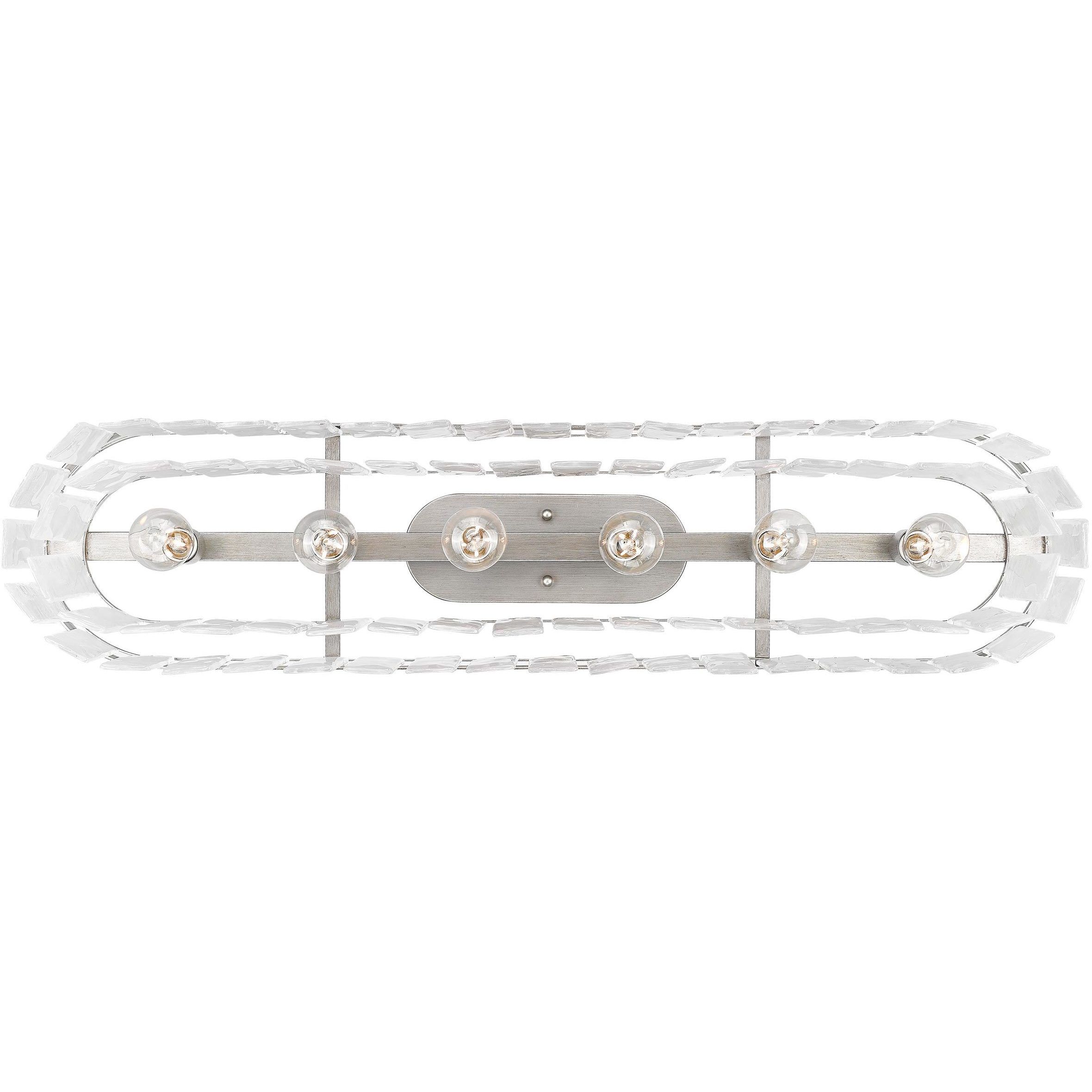 Ciara Island Light Ceiling Light in Peruvian Silver