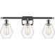 Ballston Cindyrella 3 Light 26 inch Polished Chrome Bath Vanity Light Wall Light in Incandescent, Clear Glass
