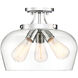 Octave 3 Light 13.00 inch Semi-Flush Mount