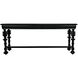 Portuguese 72.5 X 20.5 inch Hand Rubbed Black Console