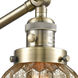 Chatham 35 inch 60.00 watt Antique Brass Swing Arm Wall Light, Franklin Restoration
